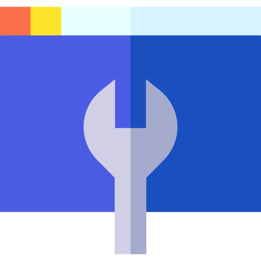 it-unterstützung Basic Straight Flat icon