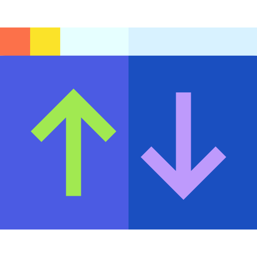 ruch sieciowy Basic Straight Flat ikona