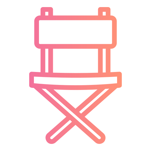 directeur stoel Generic gradient outline icoon
