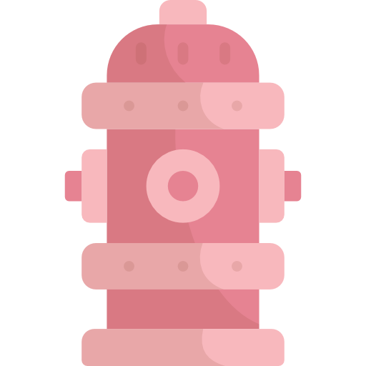 hydrant Kawaii Flat icoon