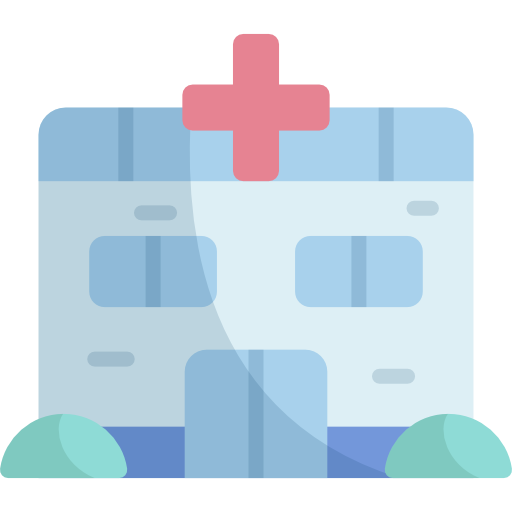 Hospital Kawaii Flat icon