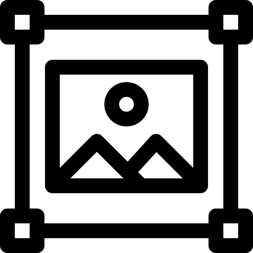 Image Basic Rounded Lineal icon