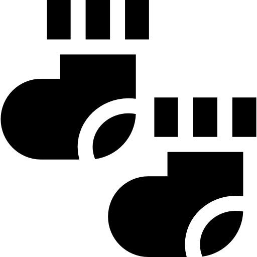 calzini Basic Straight Filled icona