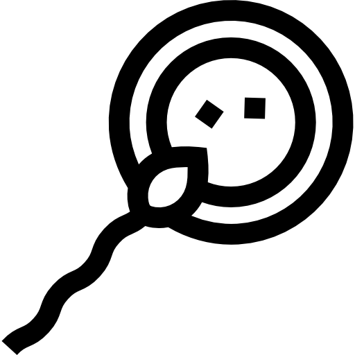 精子 Basic Straight Lineal icon
