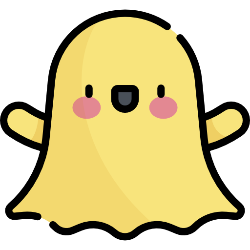Ghost Kawaii Lineal color icon