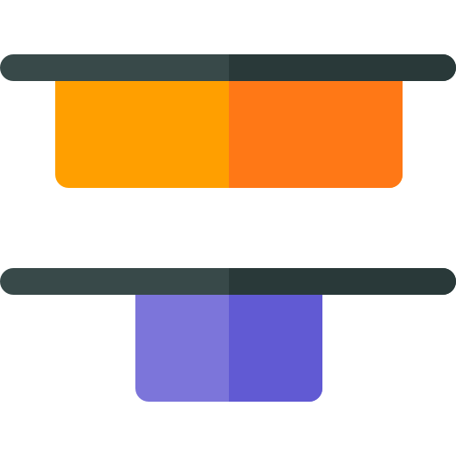 Выравнивание объекта Basic Rounded Flat иконка