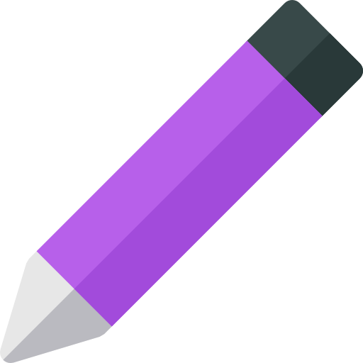 Pencil tool Basic Rounded Flat icon