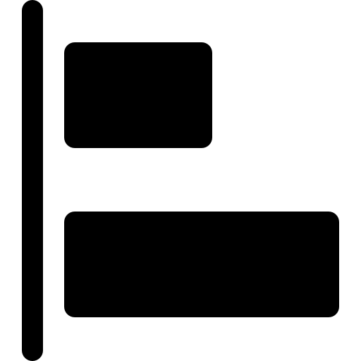 alignement d'objets Basic Rounded Filled Icône