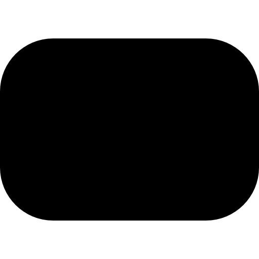 rettangolo arrotondato Basic Rounded Filled icona