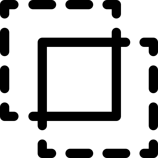 kruispunt Basic Rounded Lineal icoon