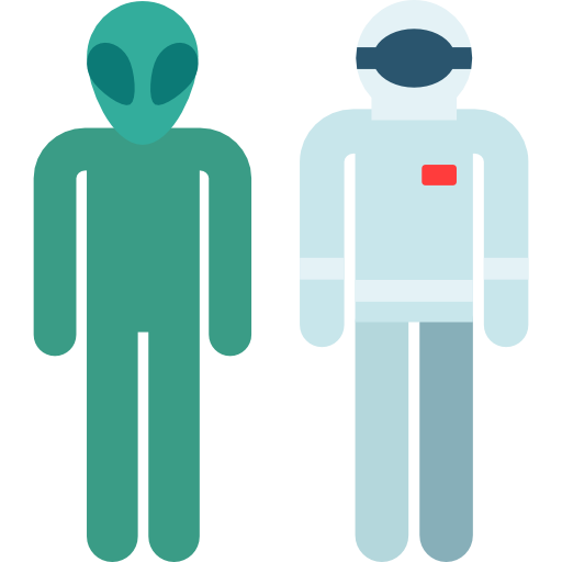 Astronaut Pictograms Colour icon