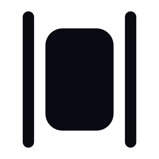 distribuer l'espacement horizontal Generic black fill Icône
