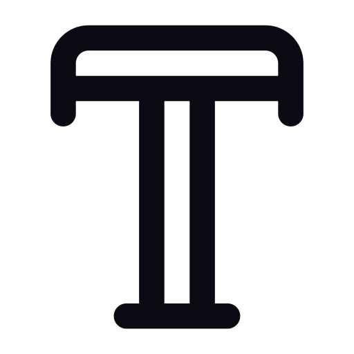 textwerkzeug Generic black outline icon