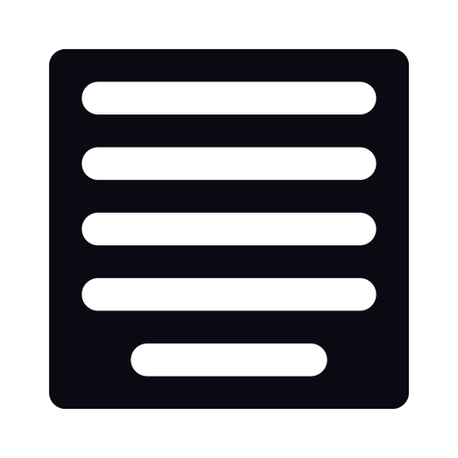 단락 양쪽 맞춤 Generic black fill icon