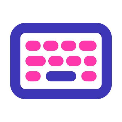clavier Generic color outline Icône