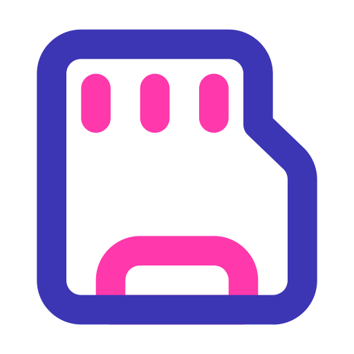 sd 카드 Generic color outline icon
