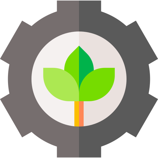 zrównoważony rozwój Basic Straight Flat ikona
