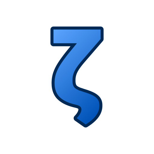 zeta Generic gradient lineal-color icono