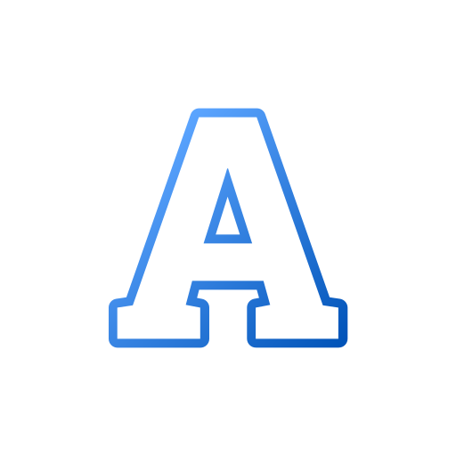 alpha Generic gradient outline icon