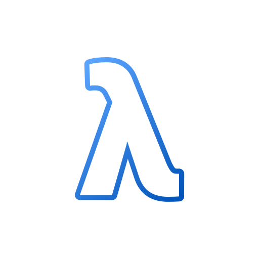 lambda Generic gradient outline ikona