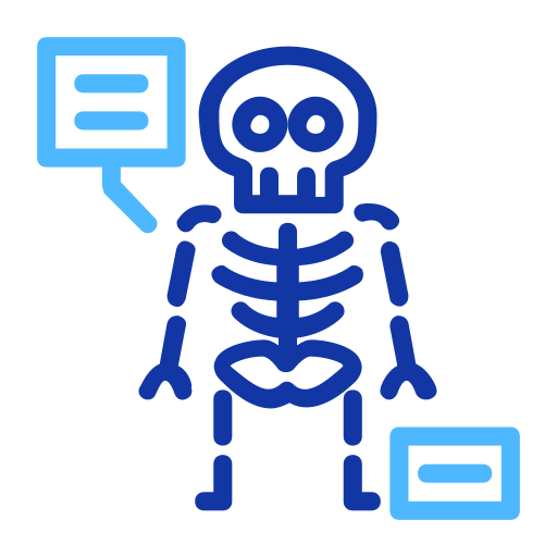 scheletro Generic color outline icona