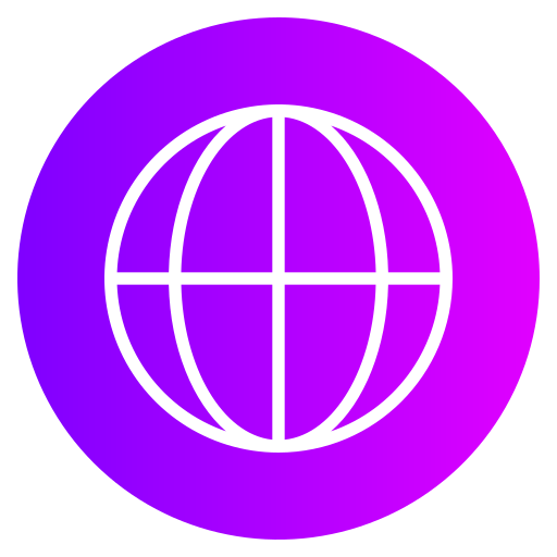 Worldwide Generic gradient fill icon