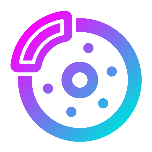 Disc brake Generic gradient fill icon