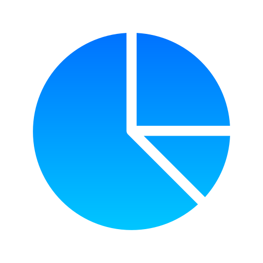 statistiche Generic gradient fill icona