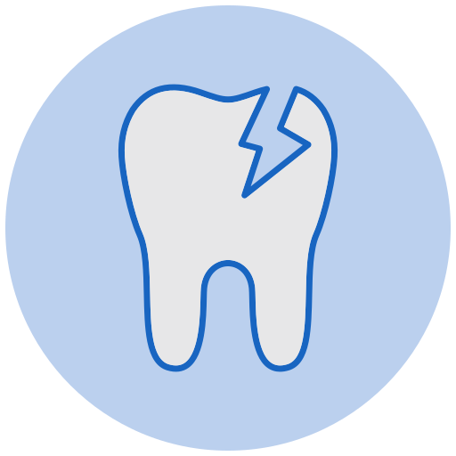próchnica zębów Generic color lineal-color ikona