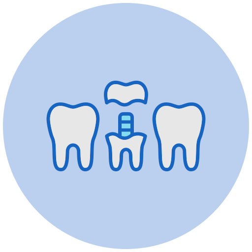 corona dentale Generic color lineal-color icona