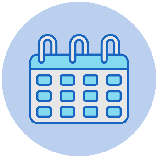 kalender Generic color lineal-color icon