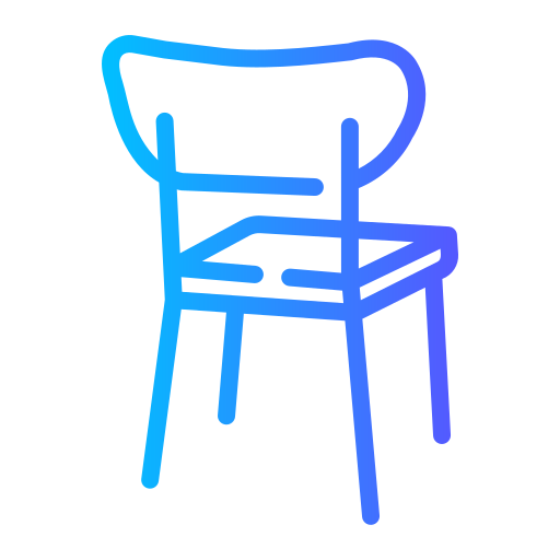 cadeira Generic gradient outline Ícone