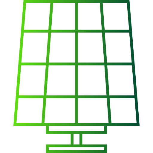 Solar panel Generic gradient outline icon