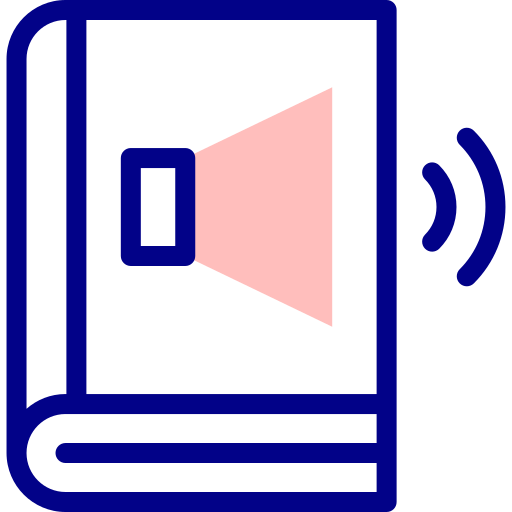 Audio book Detailed Mixed Lineal color icon