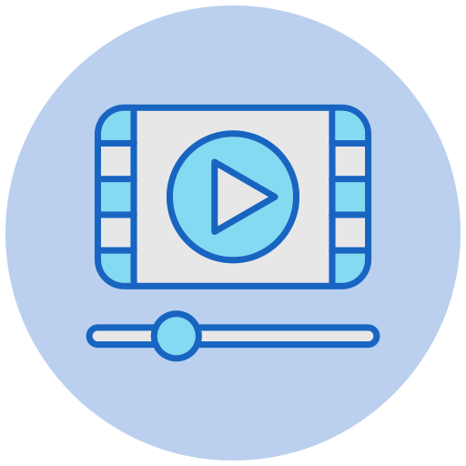 video Generic color lineal-color icon