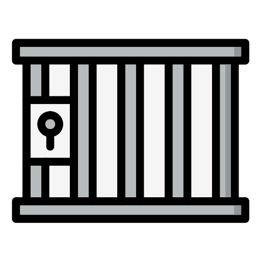 Jail Generic color lineal-color icon