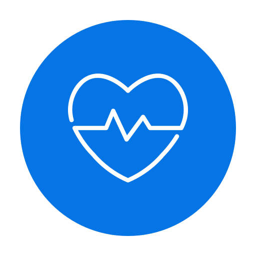 Heart rate Generic color fill icon