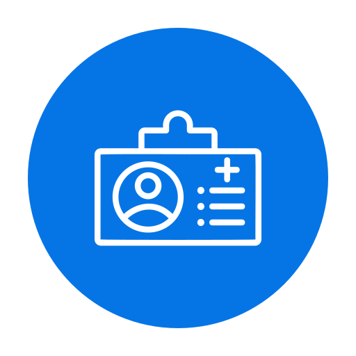 Medical card Generic color fill icon