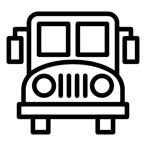 학교 버스 Generic black outline icon