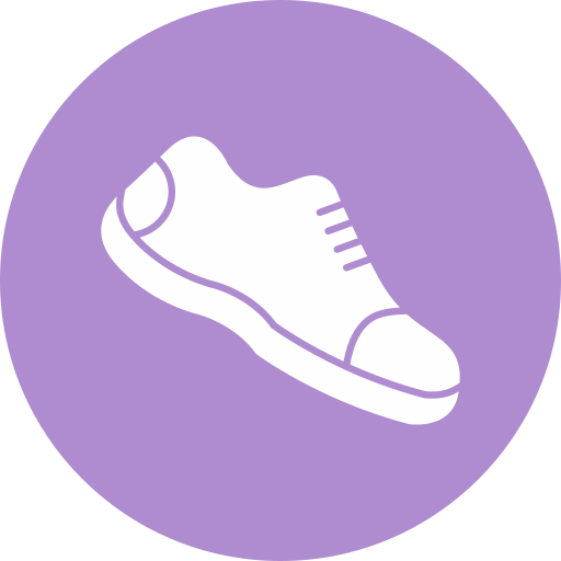 zapatos para correr Generic color fill icono