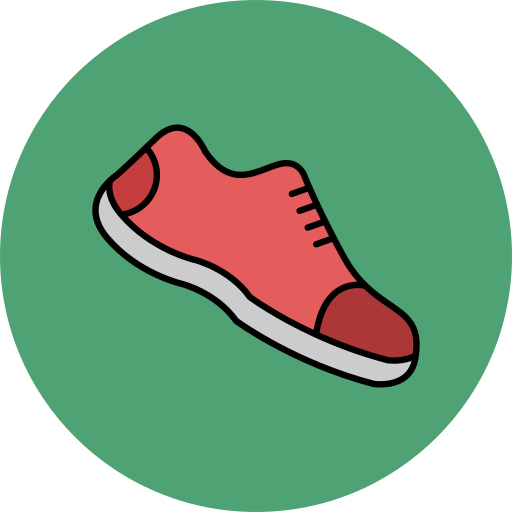 scarpe da corsa Generic color lineal-color icona