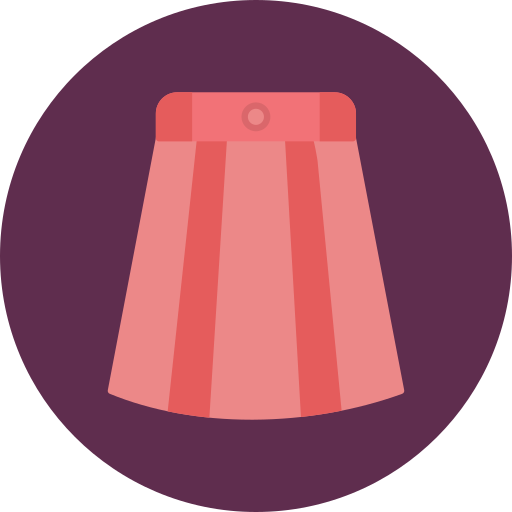 falda larga Generic color fill icono