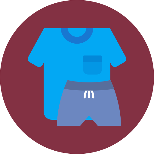 Спортивная одежда Generic color fill иконка