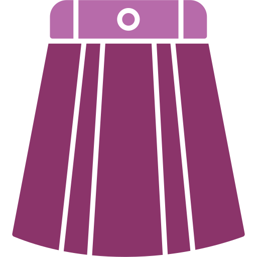 długa spódnica Generic color fill ikona