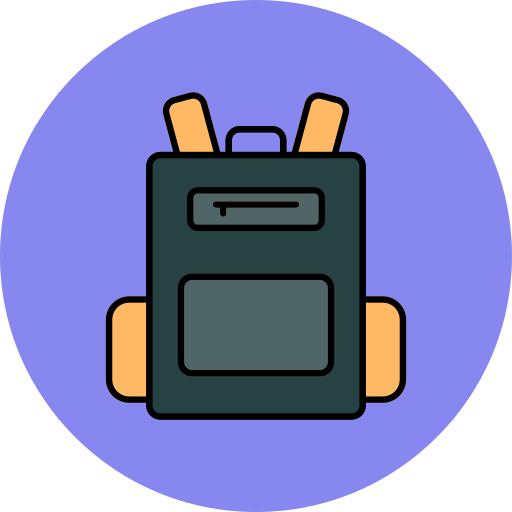 Backpack Generic color lineal-color icon