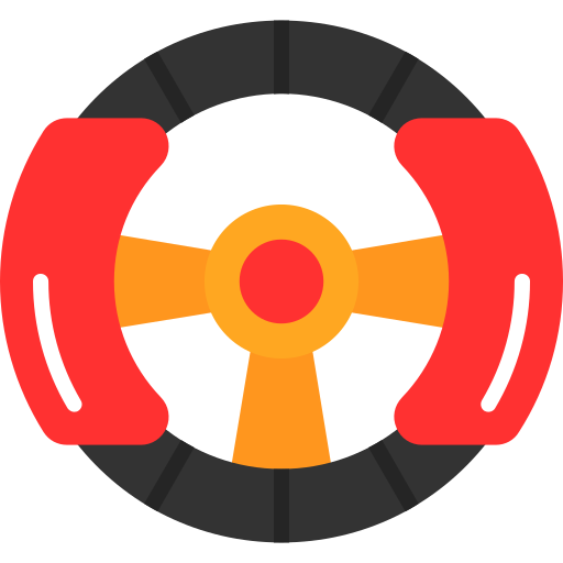 Steering Wheel Generic color fill icon