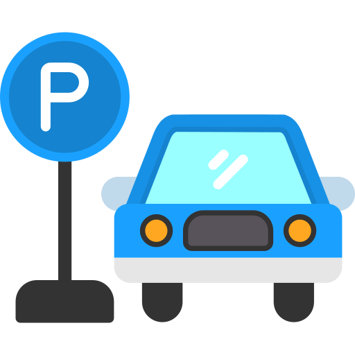 Car Parking Generic color fill icon