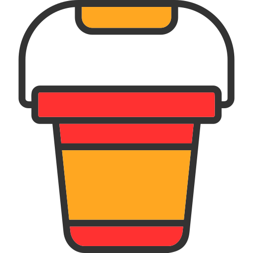 ペール缶 Generic color lineal-color icon