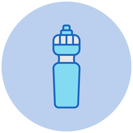 butelka sportowa Generic color lineal-color ikona