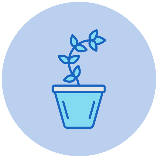 Plant Pot Generic color lineal-color icon